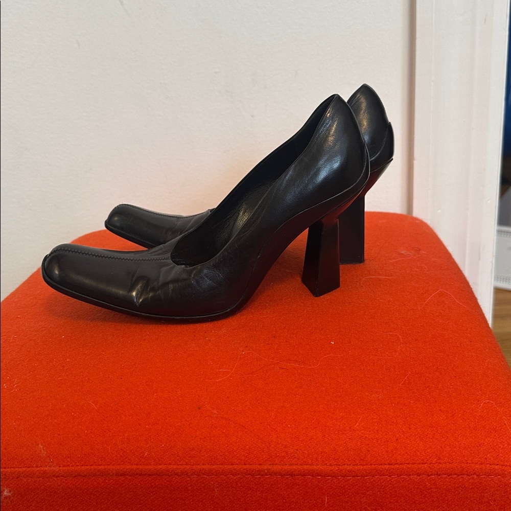 Prada Black Women's Heels size 36.5 - Picture 3 of 6